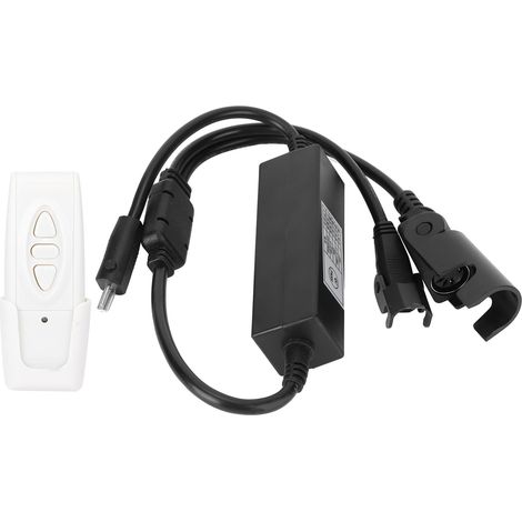 Télécommande Lève-vitre Électrique À Affichage Lcd Sans Fil Pour Moteur Unique 29v (01 Mâle, 01 Femelle, 5p Femelle)