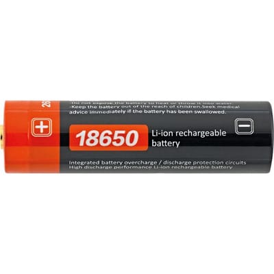 Akku Typ 18650 für Taschenlampe 2600mAh