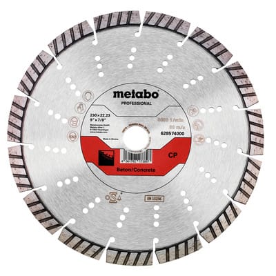 Diamanttrennscheibe 230x22,23mm, "CP", Beton "professional" (628574000)
