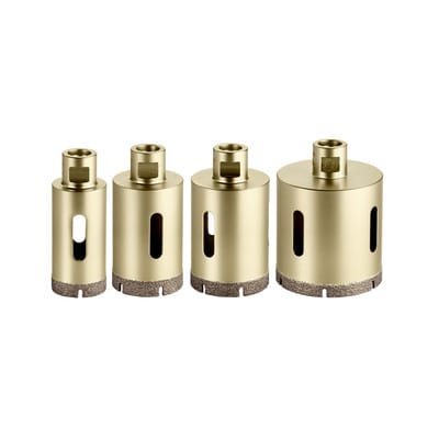 Fliesen-Diamantbohrkronen-Set M14, 4-teilig