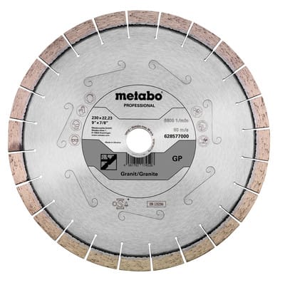 Diamanttrennscheibe 230x22,23mm, "GP", Granit "professional" (628577000)