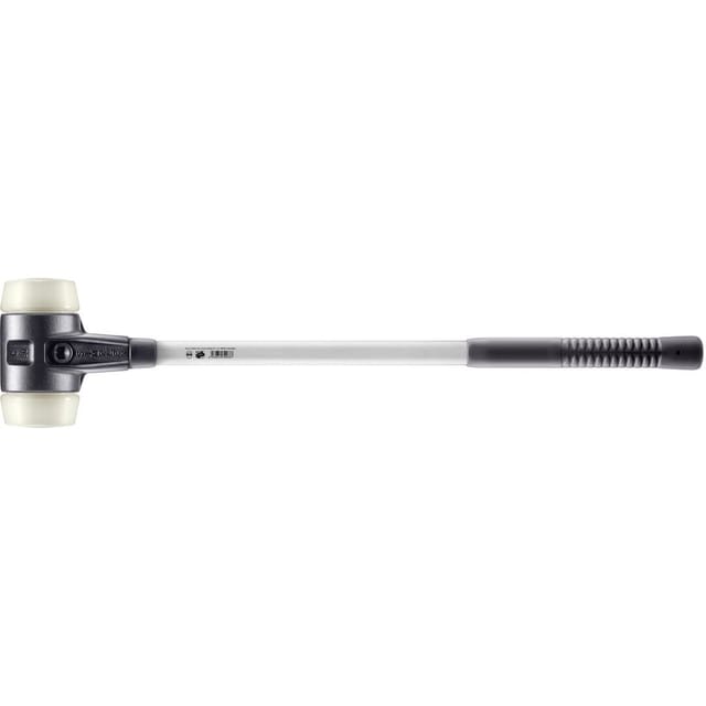 SIMPLEX-Vorschlaghammer, Nylon, mit verstärktem Tempergussgehäuse und Fiberglasstiel | D=80 mm | 3708.081