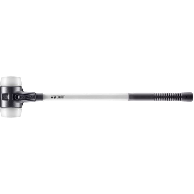 SIMPLEX-Vorschlaghammer, Superplastik, mit verstärktem Tempergussgehäuse und Fiberglasstiel | D=80 mm | 3707.081