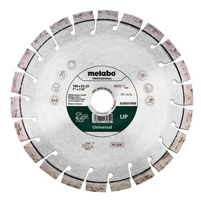 Diamanttrennscheibe 180x22,23mm, "UP", Universal "professional" (628561000)
