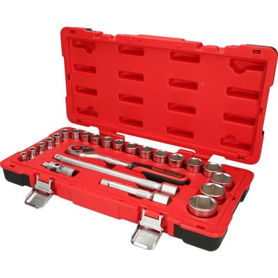 Steckschlüssel-Satz 1/2" 24-teilig