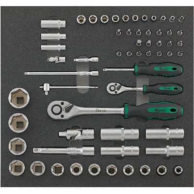 Modul 2/3 Steckschlüssel 1/4"+1/2