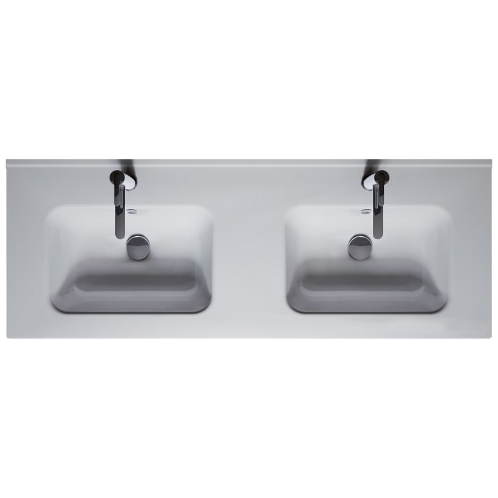 Riho Porto Square Einbaudoppelwaschtisch 120 Cm