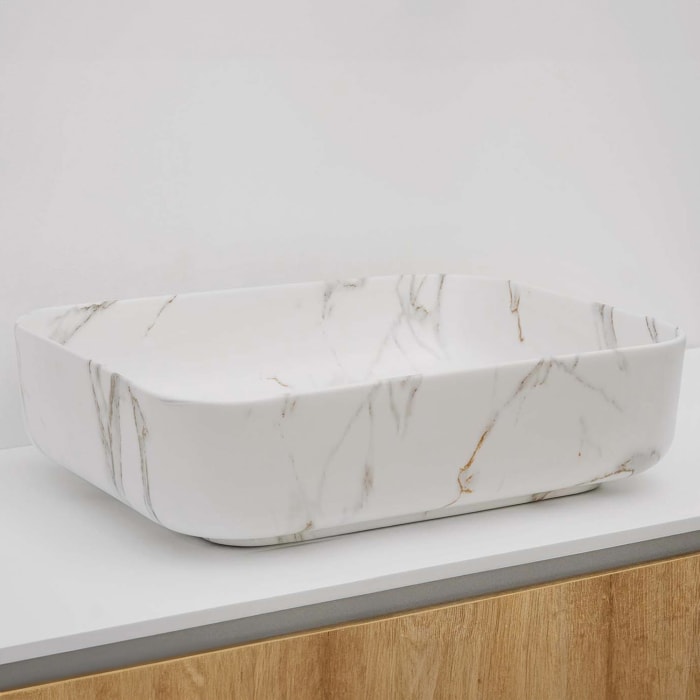 Riho Livit Aufsatzwaschtisch Rechteckig 39 X 50 X 13 Cm