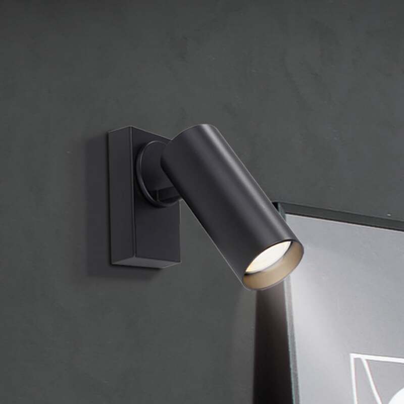[neuwertig] B-ware Schöner Wohnen-kollektion Wandstrahler Rik Led Wandleuchte Lampe Schwarz 20cm