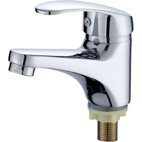 Waschbecken Und Armatur Komplett Aus Kupfer, Modell Jordan, Mit Warm- Und Kaltwasseranschluss – Korpus Aus Galvanisiertem Kupfer, Ausführung Mit Kaltwasserstrahl