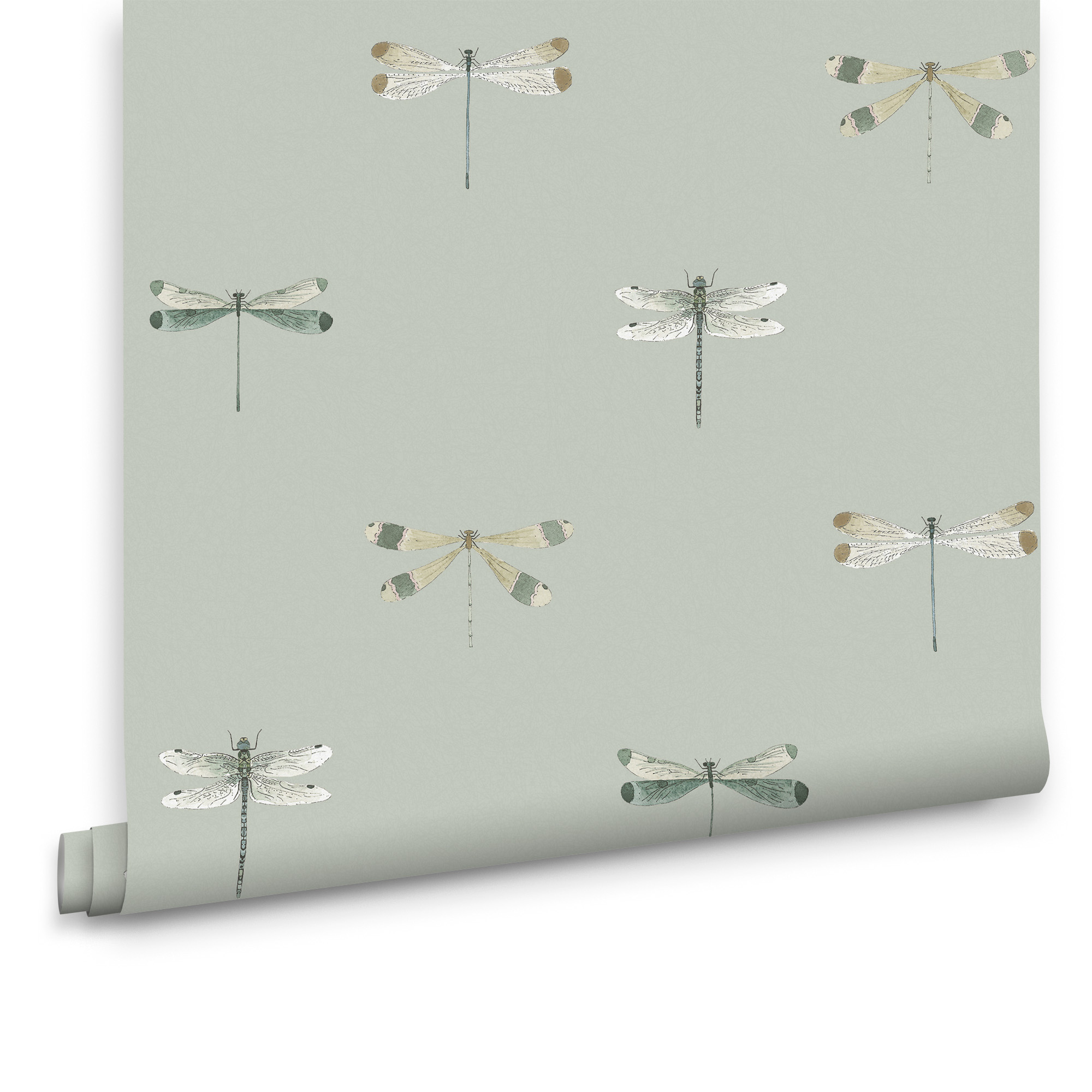 Sophie Allport Vliestapete Kinderzimmer - Watercolour Dragonfly - 10mx52cm
