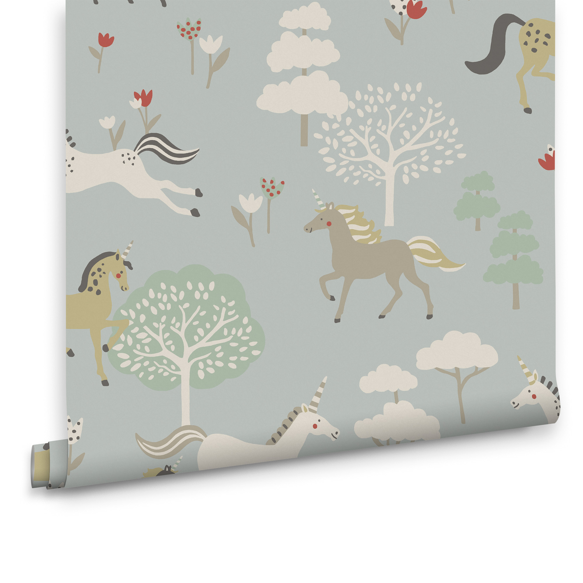 Sophie Allport Vliestapete Kinderzimmer - Waldponys - 10mx52cm