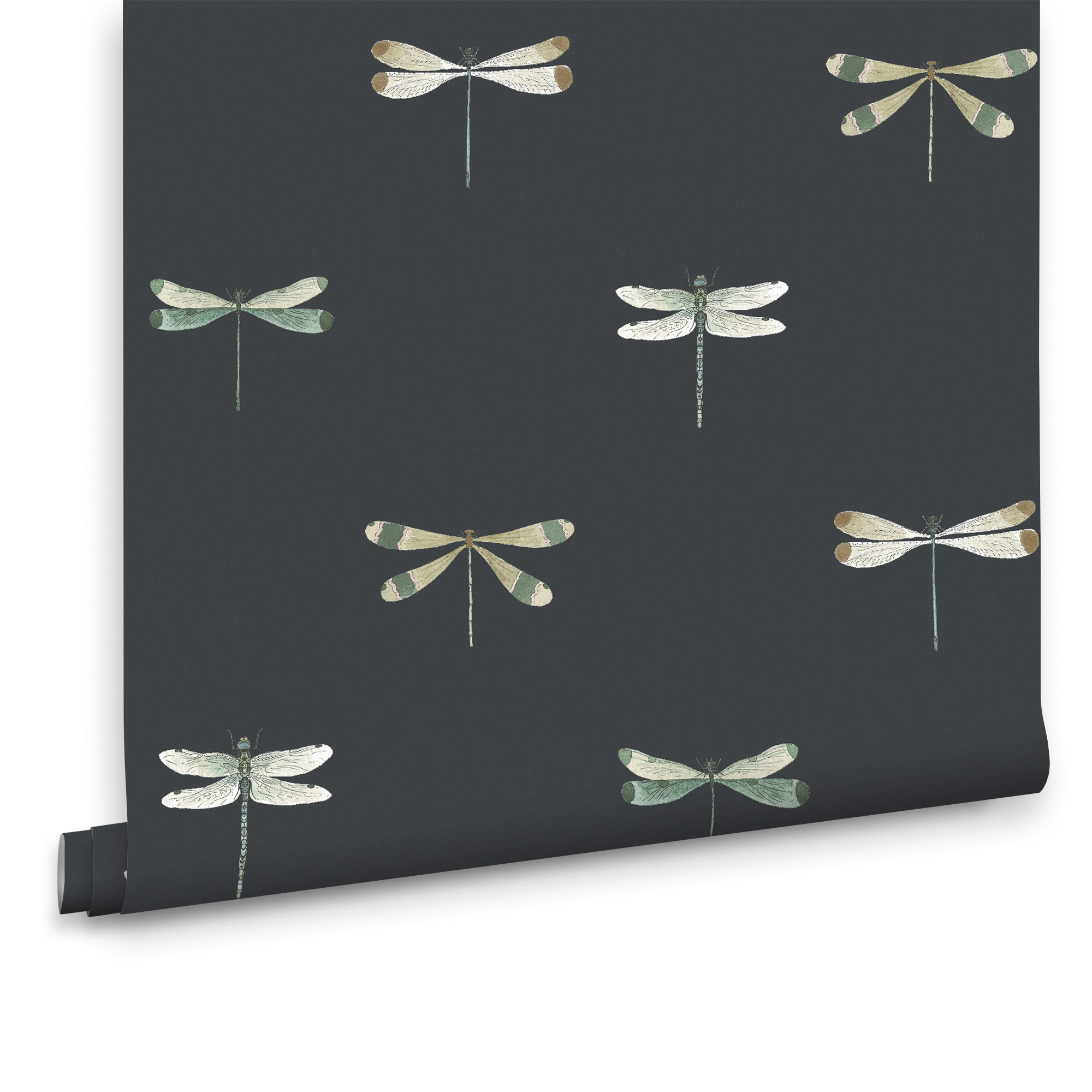 Sophie Allport Vliestapete Kinderzimmer - Dragonfly Blau - 10mx52cm