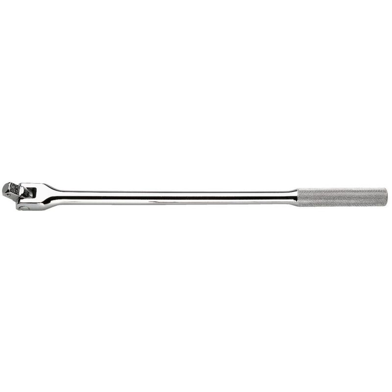 Facom – Gelenkgriff Für 1/2"-steckschlüssel – Länge 410 Mm – 180° Schwenkbarer Kopf Mit Bremse – Gerändelter Griff Für Komfortable Handhabung