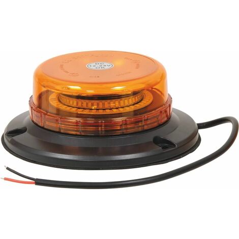 Extraflache Led-warnleuchte Mit Doppelblitz, Flache Montage