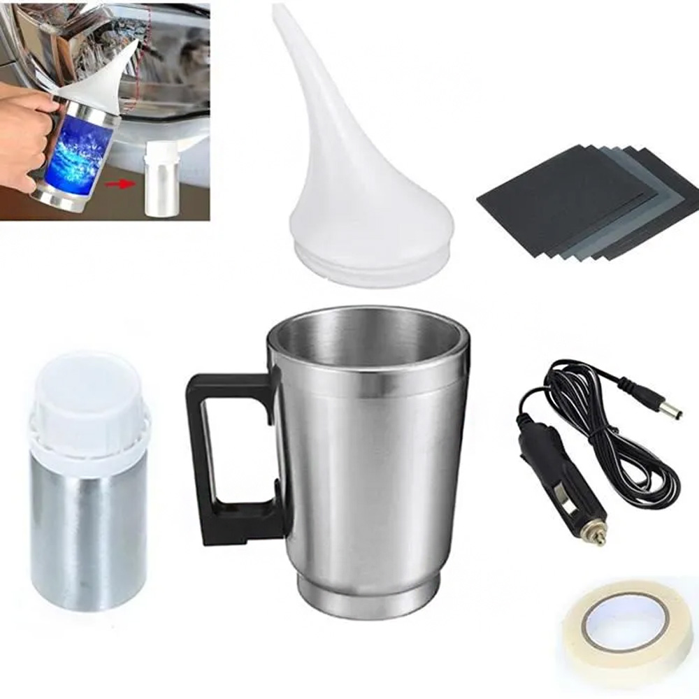 100 Ml Scheinwerfer-reparaturset, Scheinwerfer-restaurierungsset Für Vergilbte/trübe/rissige Scheinwerfer