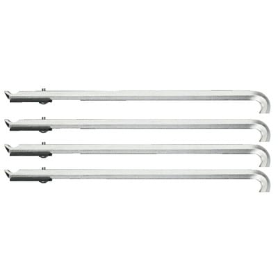 1.29/30 Abzughaken-Satz, 4-teilig, 178 mm, mit Abstandshaltern
