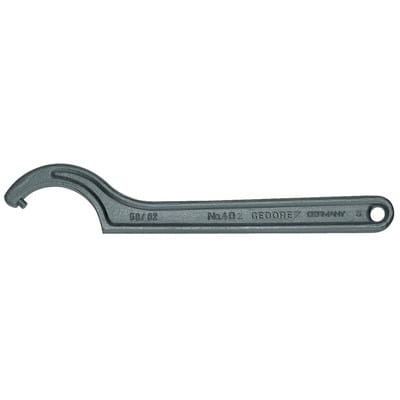Hakenschlüssel Zapfen, für Kreuzloch, SW 45-50mm, Spitzen-ø8mm, 40 Z 45-50