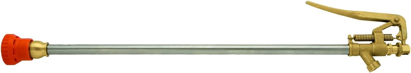 Hochdruck-hebellanze Mit Turbokopf Und 1,5 Mm Keramikdüse Zum Sprühen Und Zur Unkrautbekämpfung, 600 Mm Lang. Hergestellt In Italien.