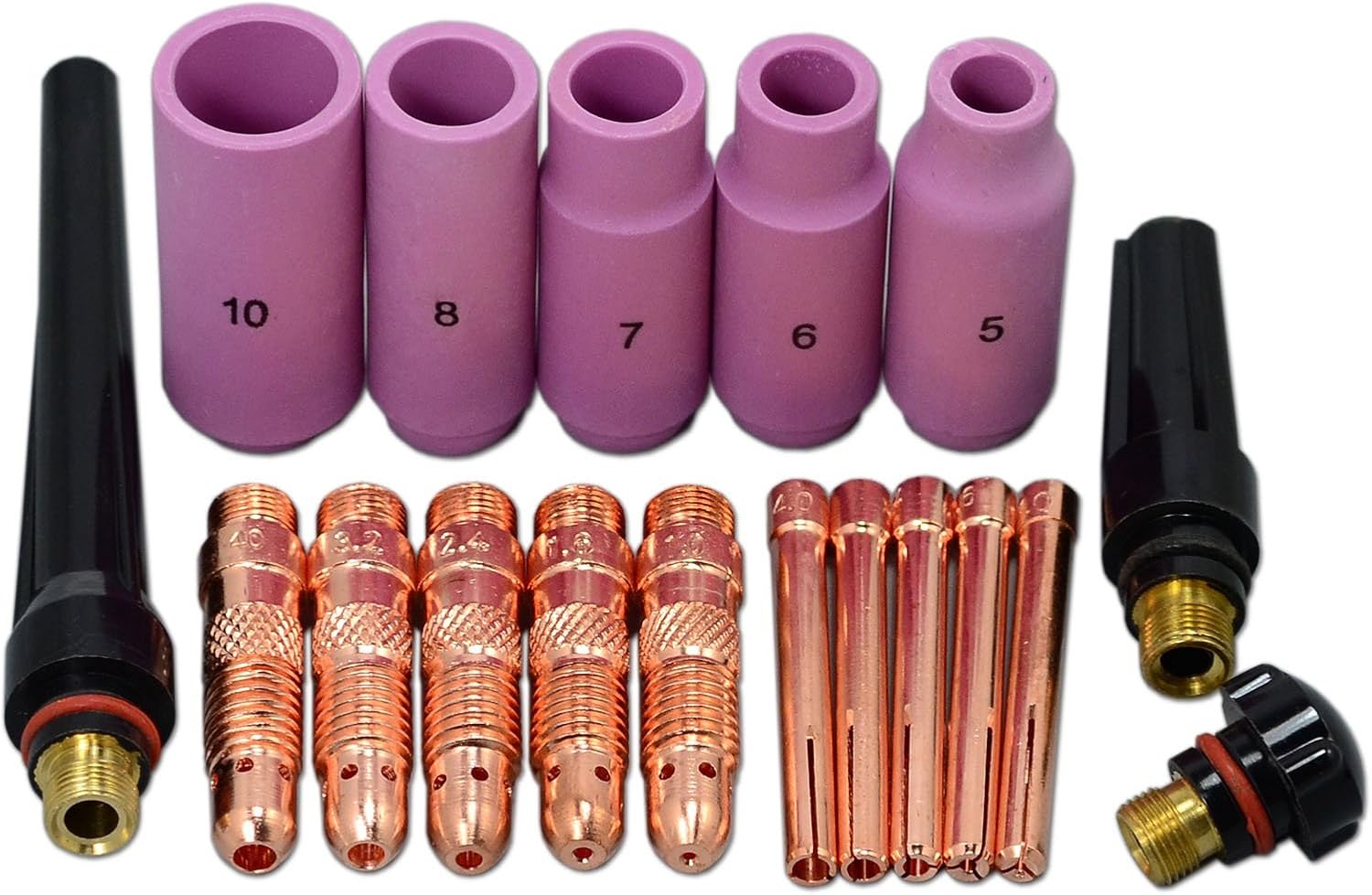 Tig-klemmen-set, Verbrauchsmaterialien, Diverses Zubehör, Passend Für Db Sr Wp-17 18 26 Tig-brenner, 18-teilig