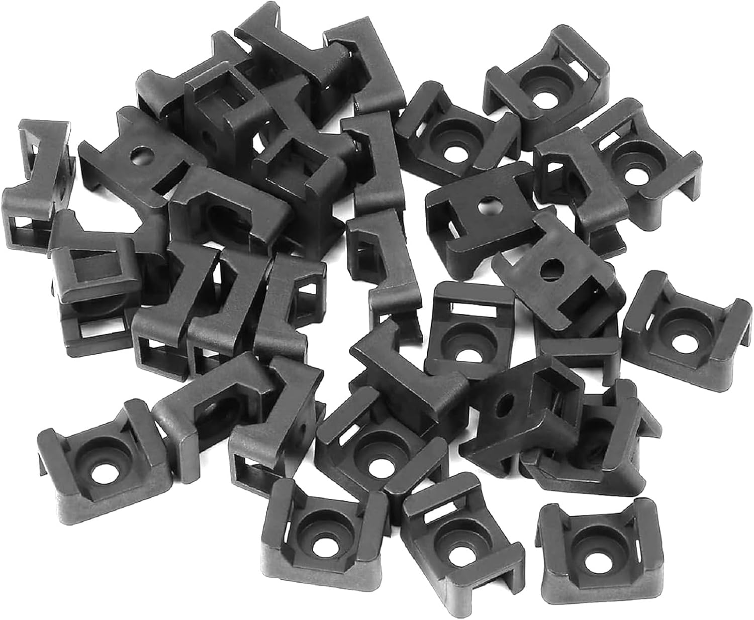 Packung Mit 200 Schwarzen Schraubkabelbindern, Geeignet Für 9-mm-kabel, Zur Organisation Von Kabeln Und Drähten, Geeignet Für Büro, Computerraum, Werkstatt (4 Mm)