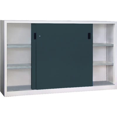 Schwerlastschiebetürenschrank 30331-200-400-735716 RAL7035/7016