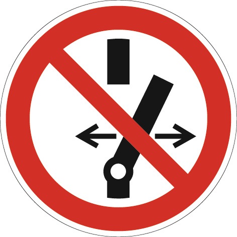 Verbotszeichen ( 9000477530 ) Asr A1.3/din En Iso 7010 Kunststoff 10 Stück