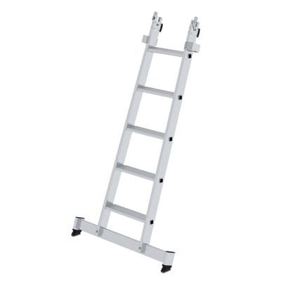 Glasreinigerleiter Traverse, 5-stufiges Unterteil nivello