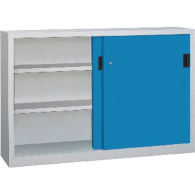 Schwerlastschiebetürenschrank 30330-150-400-735512 RAL7035/5012