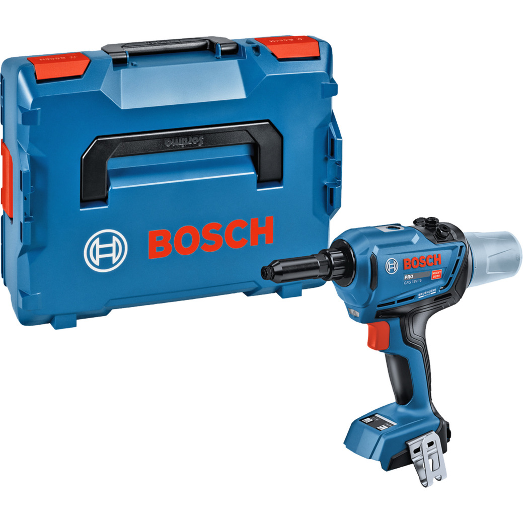 Bosch Akku-nietpistole Grg 18v-16 Ohne Akku Und Ladegerät In L-boxx