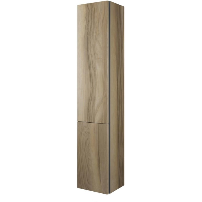 Burgbad Badu Hochschrank 35 Cm, 1 Tür, Anschlag Links, 1 Wäschekippe
