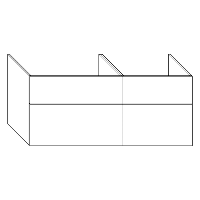 Burgbad Sys30 Waschtischunterschrank 140 X 60,1 Cm