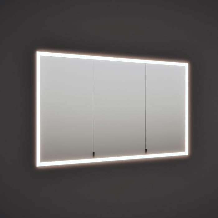 Burgbad Rl20 Spiegelschrank 142 Cm, Mit Lichtrahmen Für Wandeinbau