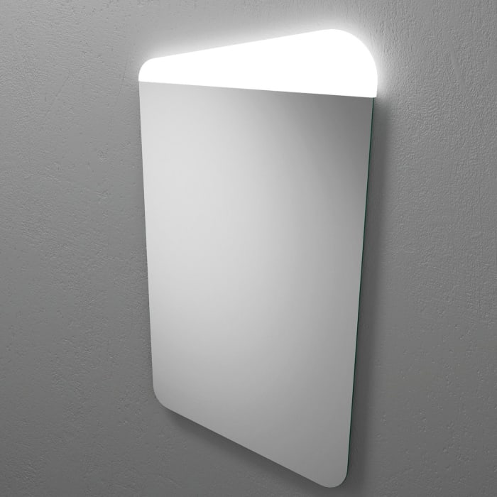 Burgbad Badu Leuchtspiegel Mit Led-beleuchtung 59 Cm, Version Rechts