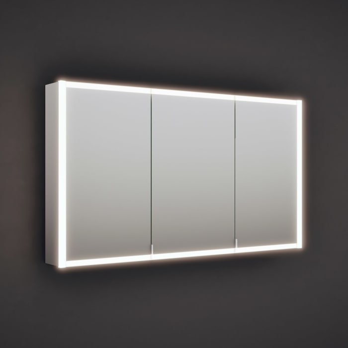 Burgbad Rl20 Spiegelschrank 142 Cm, Mit Klarglas Lichtrahmen