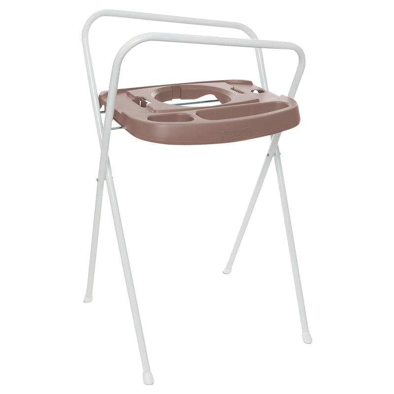 [neuwertig] B-ware Bébé-jou Badewannenständer Mocha Mousse Zusammenklappbar Leicht Braun H 103 Cm