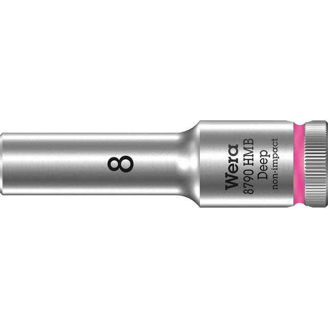 8790 HMB Deep Steckschlüsseleinsatz mit 3/8"-Antrieb, 8 x 64mm