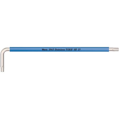 3967 SXL HF TORX Winkelschlüssel Multicolour mit Haltefunktion, lang, Edelstahl, TX 27 x 172 mm