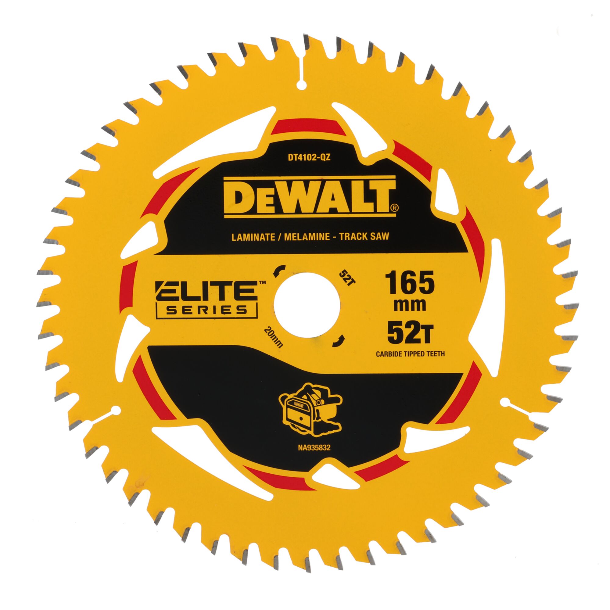 Dewalt Elite Kreissägeblatt 165/20mm 52tfz, Dt4102