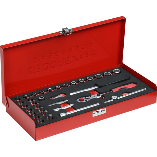 R49044033 Steckschlüssel-Satz 1/4" 4-13mm 33-teilig