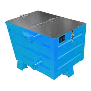 Stapelkipper Typ BSK 30 blau RAL 5012