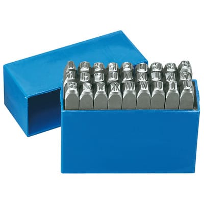2201-6 Schlagbuchstaben 27-teilig