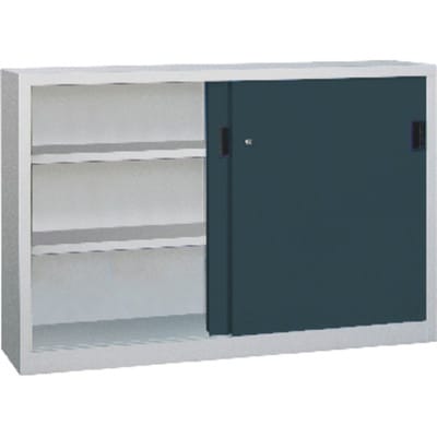 Schwerlastschiebetürenschrank 30330-150-400-735716 RAL7035/7016