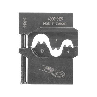 8140-05 Modul-Einsatz für unisolierte Kabelschuhe 0,5-2,5/4-6