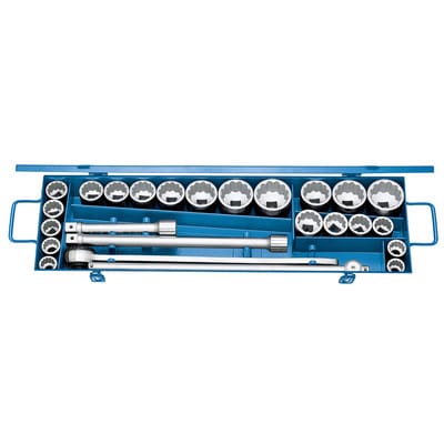 D 32 EMAU-2 Steckschlüssel-Satz 3/4" 25-teilig UD-Profil mm+ZOLL