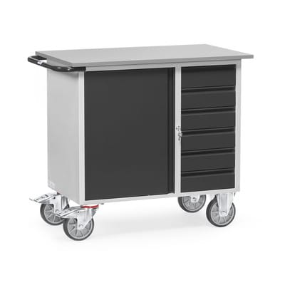 Werkstattwagen 2450/7016 Ladefläche 985 x 590mm, 6 Schubladen