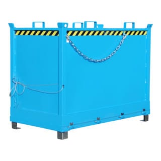Klappbodenbehälter FB 2000, lackiert blau