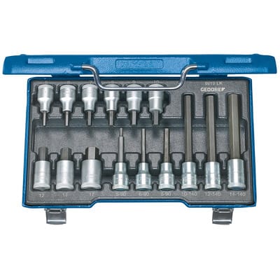 IN 19 LKM Schraubendreher-Satz 1/2" 15-teilig Innen-6-kant 5-17mm