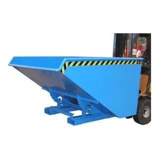 Kippbehälter Abrollsystem 1,2m³, 1720 x 1070 x 1103mm, lackiert blau