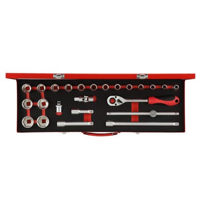 R69004024 Steckschlüssel-Satz 1/2" 10-32mm 24-teilig